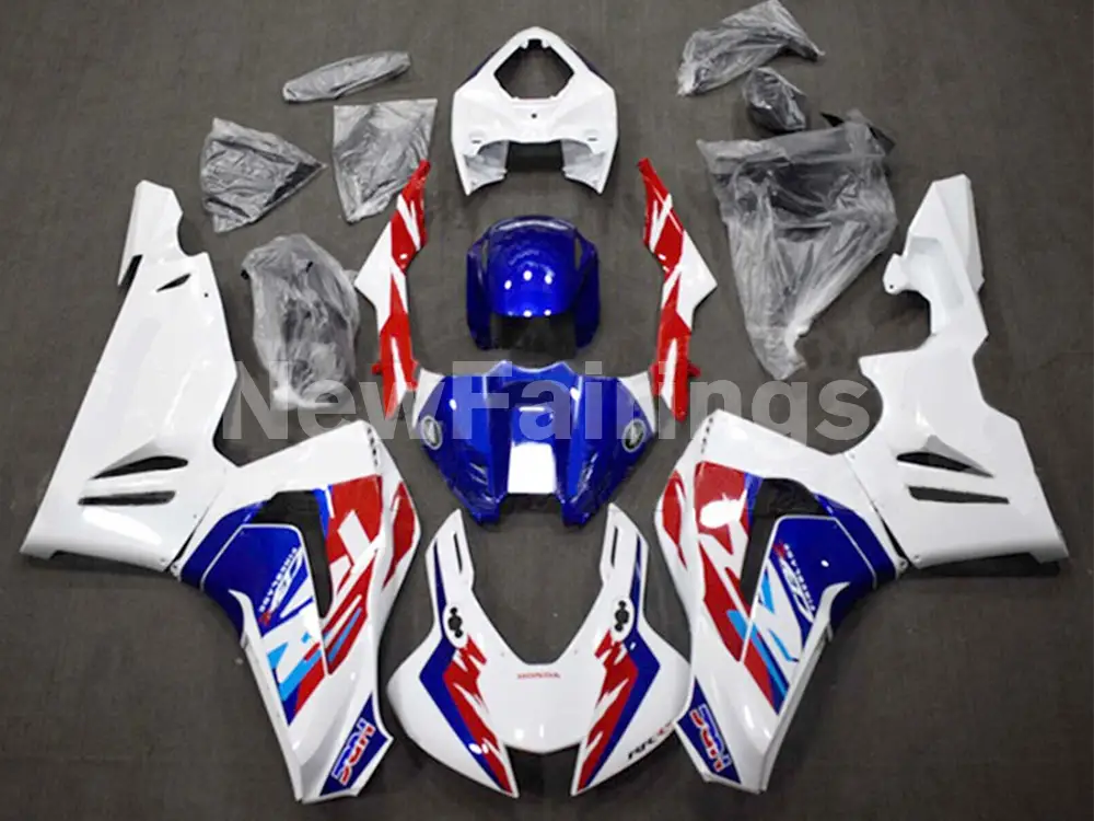 White and Blue Red Factory Style - CBR1000RR 20-24 Fairing