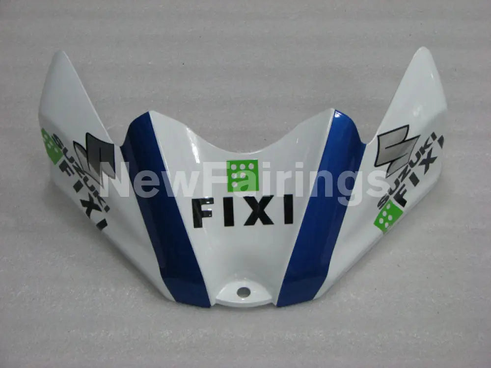 White and Blue Red MOTOREX - GSX-R600 08-10 Fairing Kit