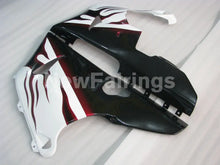 Load image into Gallery viewer, White and Wine Red Flame - YZF-R1 98-99 Fairing Kit