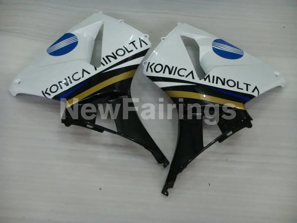 White Black and Blue Konica Minolta - CBR600RR 03-04 Fairing