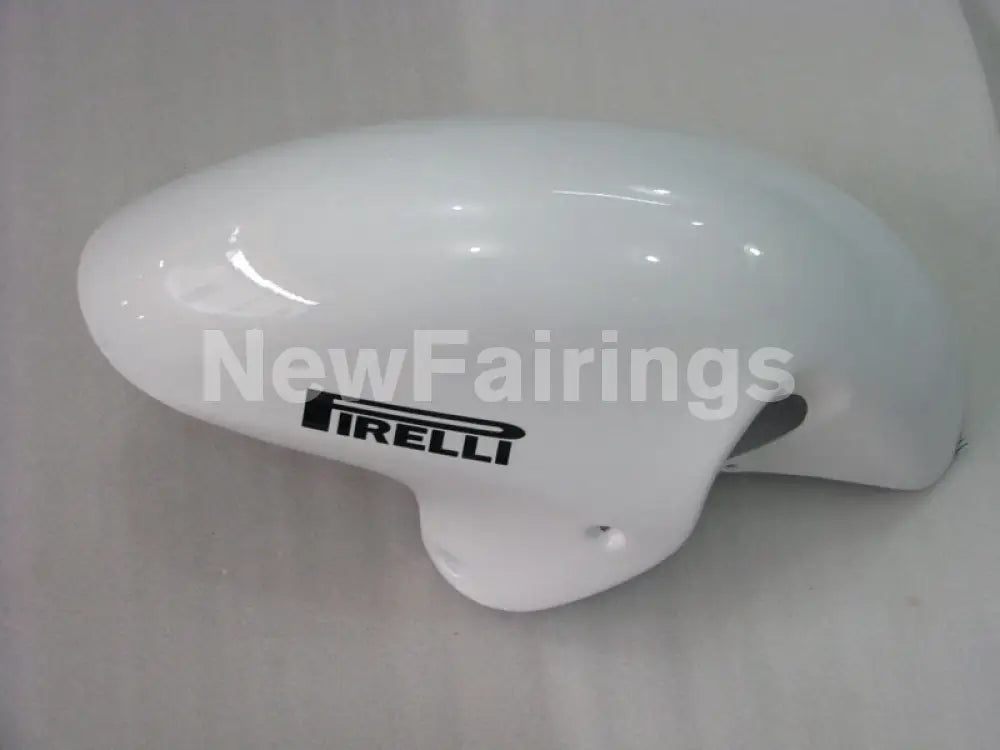 White and Black Corona - GSX1300R Hayabusa 99-07 Fairing