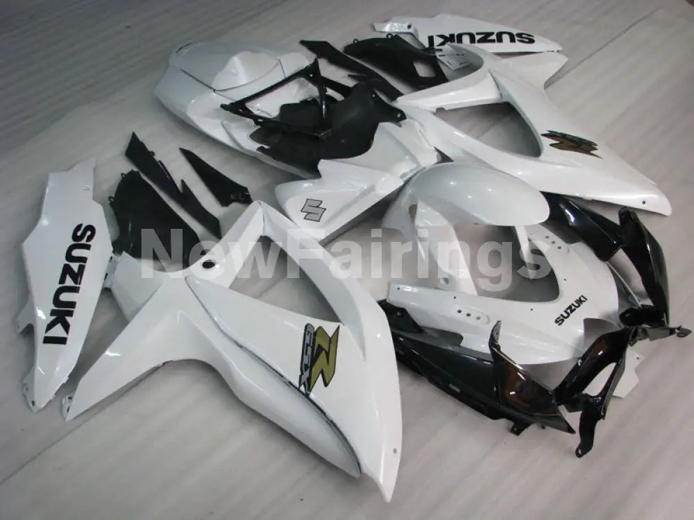 White Black Factory Style - GSX-R750 08-10 Fairing Kit