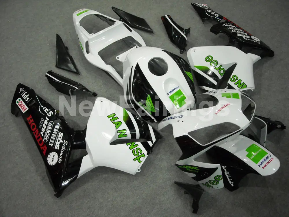 White and Blue HANN Spree - CBR600RR 03-04 Fairing Kit -