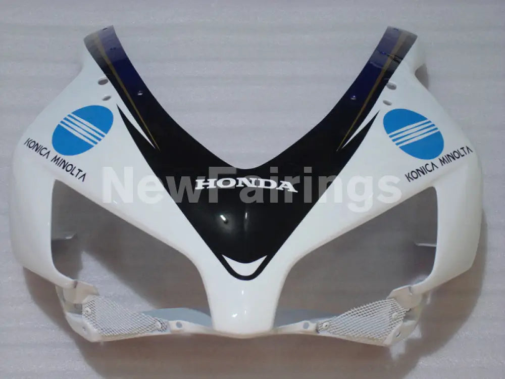 White and Blue Konica Minolta - CBR1000RR 04-05 Fairing Kit