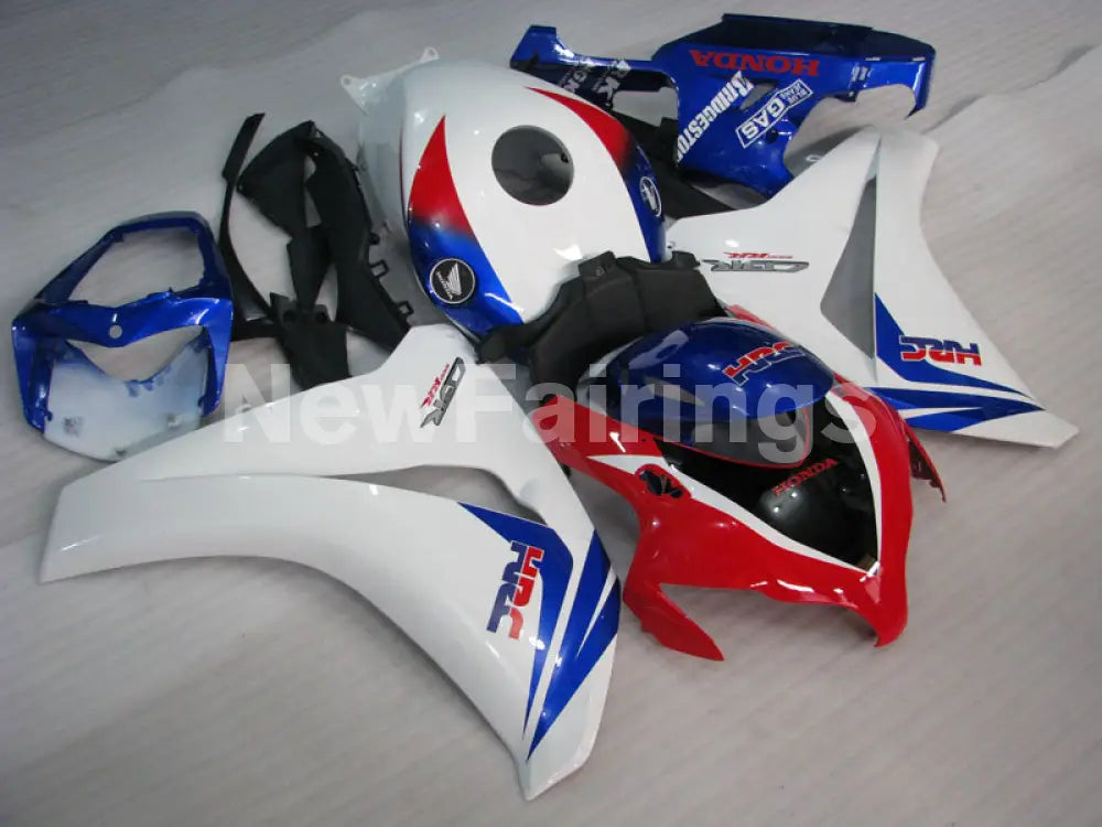 White and Blue Red Factory Style - CBR1000RR 08-11 Fairing