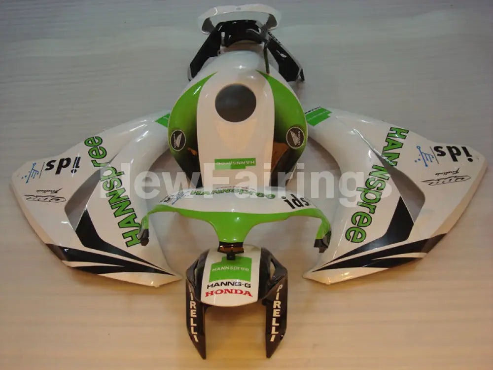 White and Green HANN Spree - CBR1000RR 08-11 Fairing Kit -