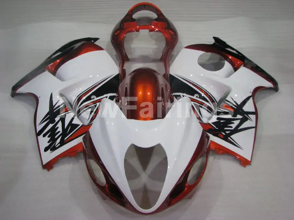 White and Orange Factory Style - GSX1300R Hayabusa 99-07