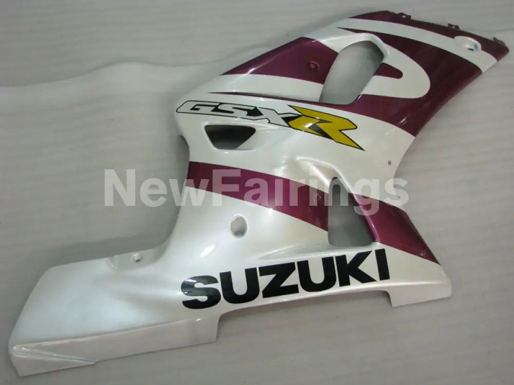 White and Purple Red Factory Style - GSX-R750 00-03 Fairing