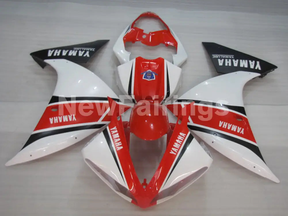 White Red Black Factory Style - YZF-R1 09-11 Fairing Kit