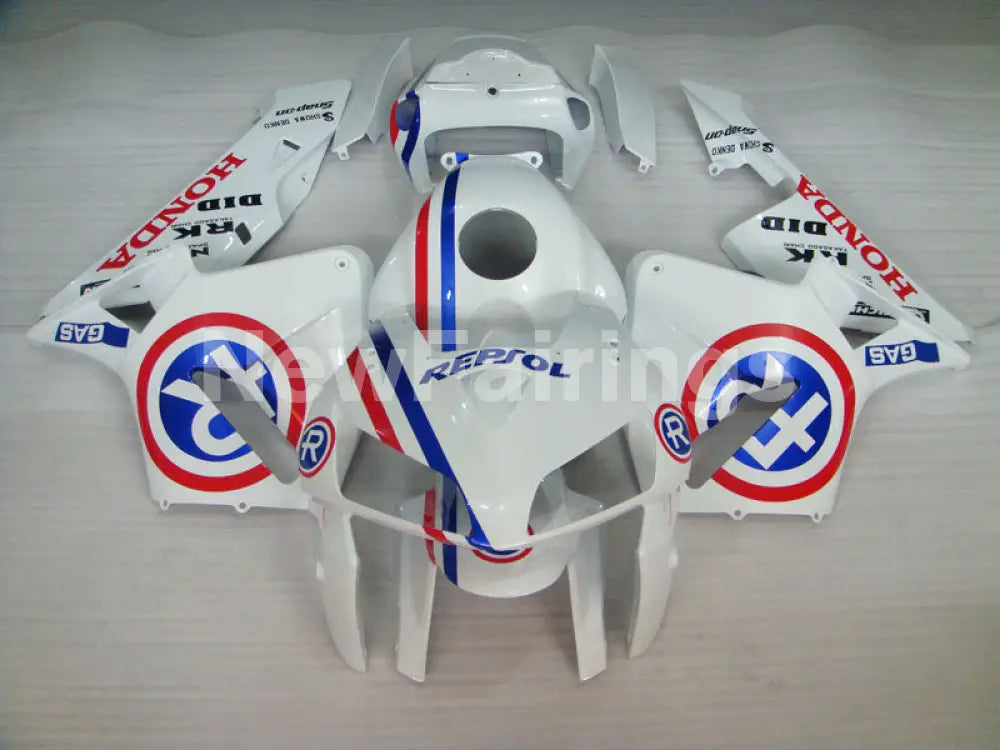 White and Red Blue Repsol - CBR600RR 05-06 Fairing Kit -