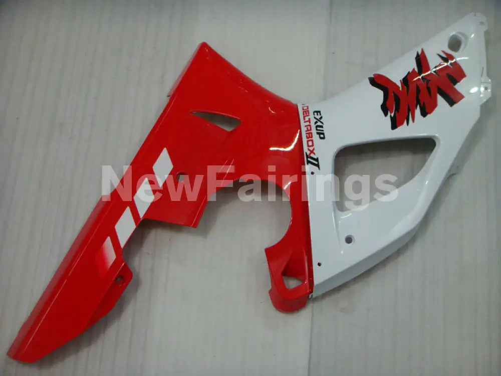 White Red Factory Style - YZF-R1 98-99 Fairing Kit