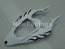 Load image into Gallery viewer, White and Red Flame - YZF-R1 04-06 Fairing Kit - Vehicles &amp;