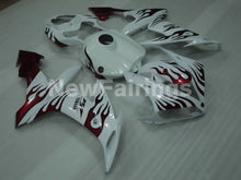 Load image into Gallery viewer, White and Red Flame - YZF-R1 04-06 Fairing Kit - Vehicles &amp;