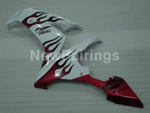 Load image into Gallery viewer, White and Red Flame - YZF-R1 04-06 Fairing Kit - Vehicles &amp;