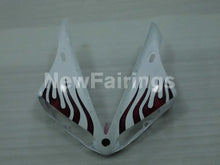 Load image into Gallery viewer, White and Red Flame - YZF-R1 04-06 Fairing Kit - Vehicles &amp;