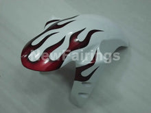 Load image into Gallery viewer, White and Red Flame - YZF-R1 04-06 Fairing Kit - Vehicles &amp;