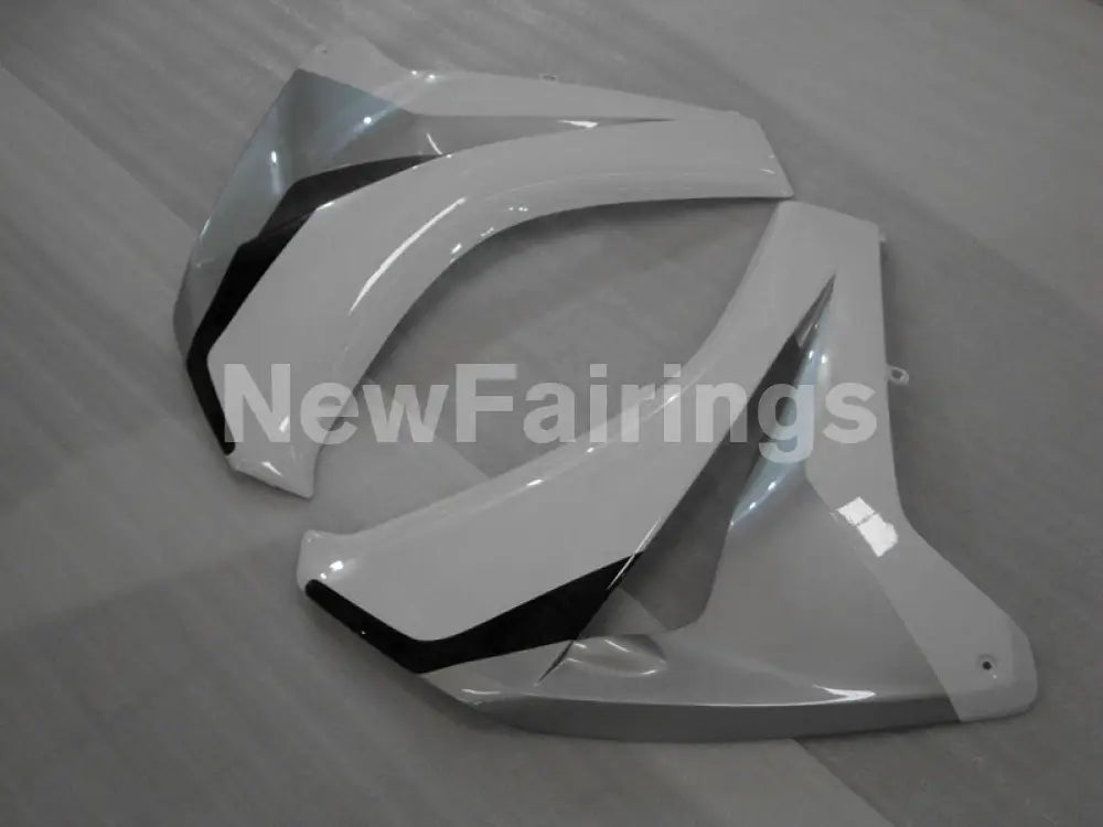 White and Red Silver No decals - CBR1000RR 08-11 Fairing Kit