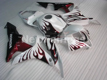 Load image into Gallery viewer, White and Wine Red Flame - CBR600RR 07-08 Fairing Kit -