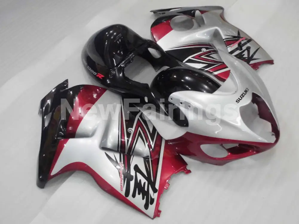 WIne Red Black and Silver Factory Style - GSX1300R Hayabusa