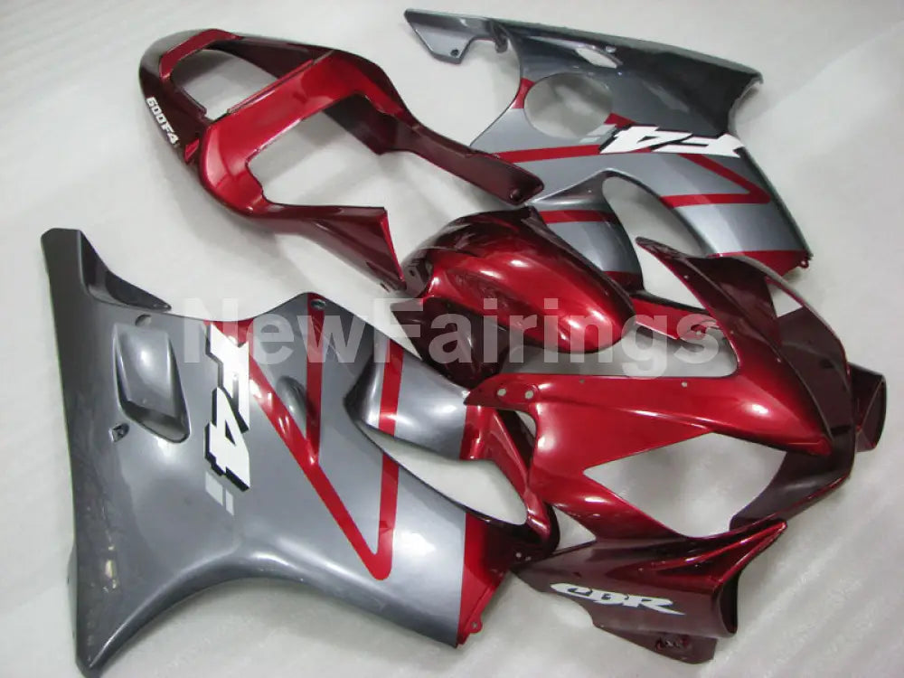 Wine Red and Grey Factory Style - CBR600 F4i 01-03 Fairing