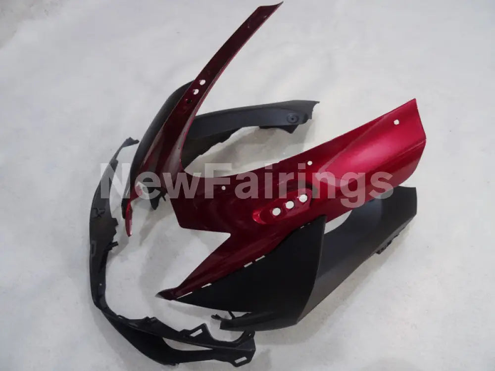 Wine Red and Silver Factory Style - GSX-R600 11-24 Fairing