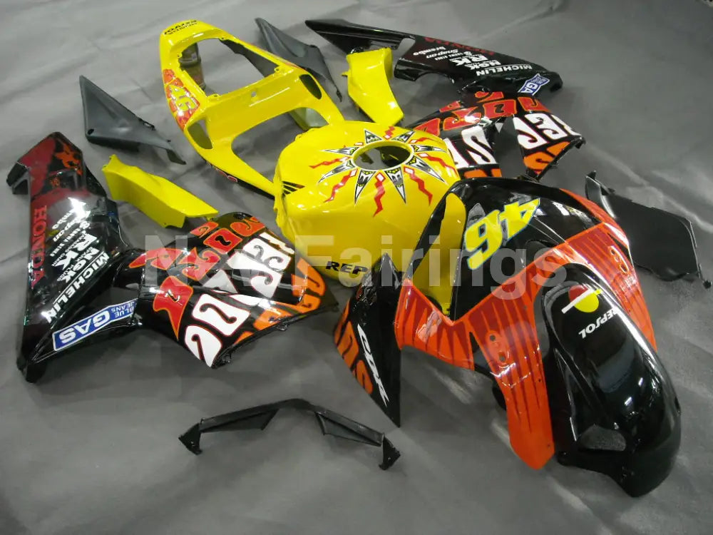 Yellow and Black Rossi - CBR600RR 05-06 Fairing Kit -