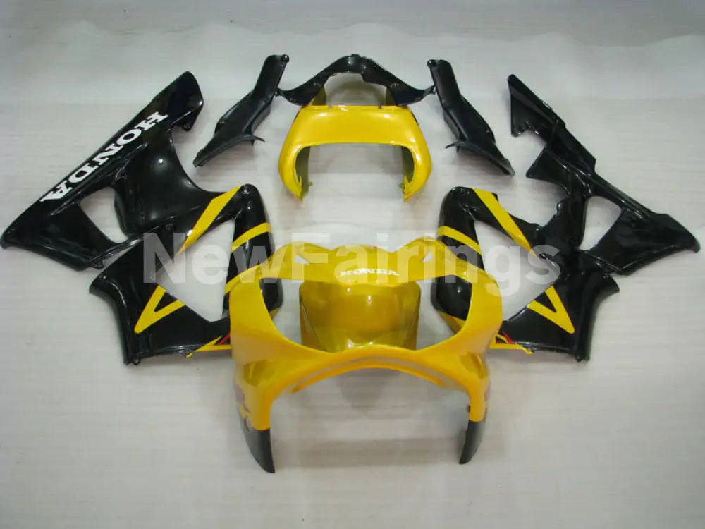 Yellow Black Factory Style - CBR 929 RR 00-01 Fairing Kit -