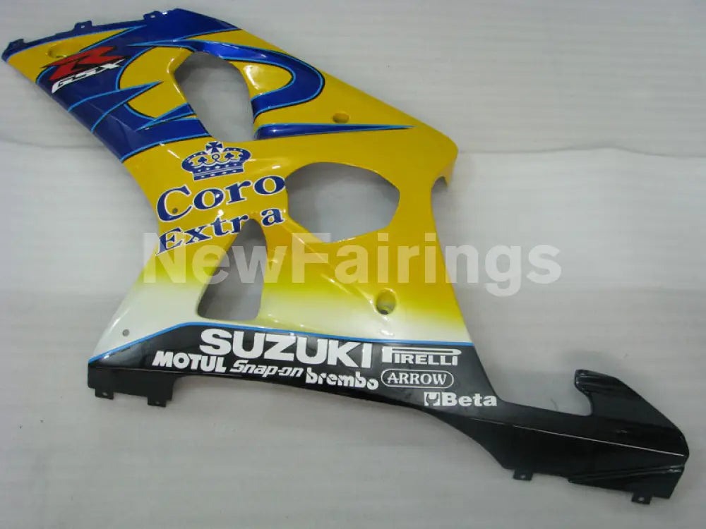 Yellow and Blue Corona - GSX - R1000 00 - 02 Fairing Kit