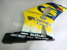 Load image into Gallery viewer, Yellow and Blue Corona - GSX-R600 01-03 Fairing Kit -