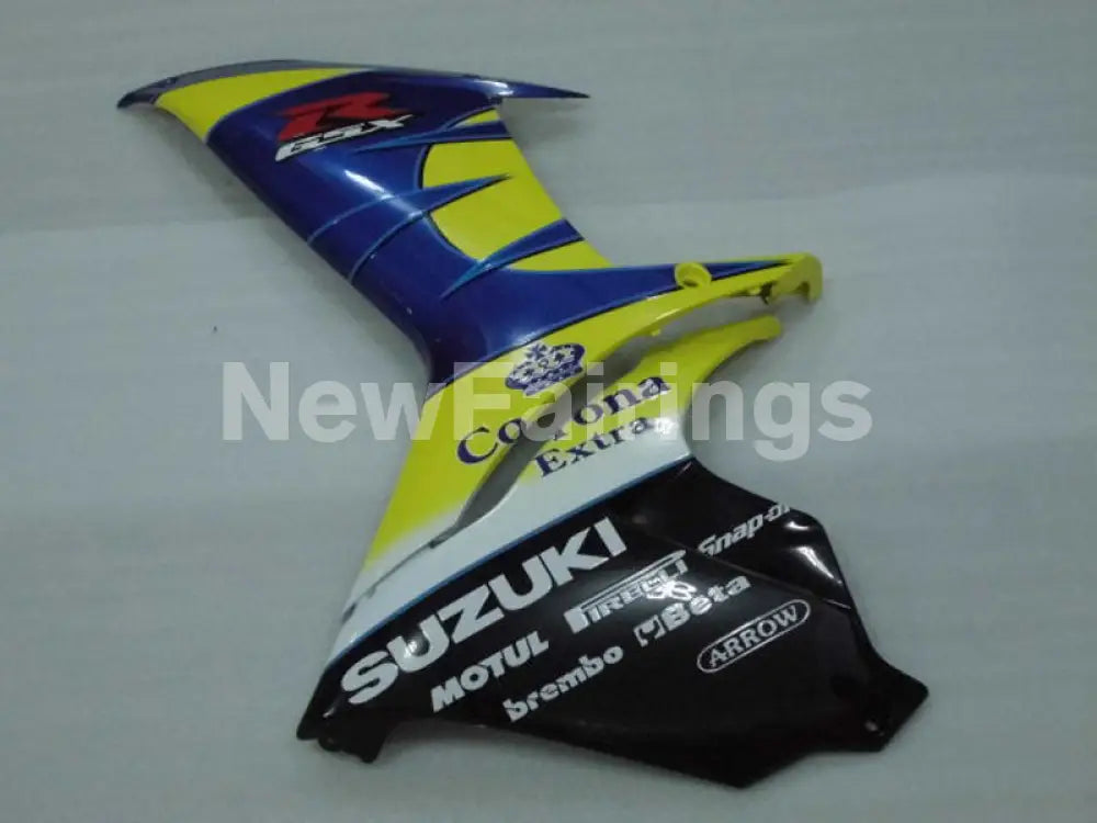 Yellow and Blue Corona - GSX-R600 11-24 Fairing Kit