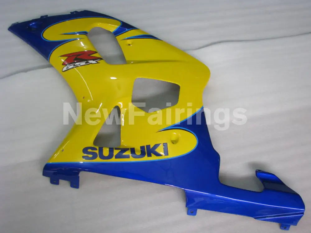 Yellow and Blue White Factory Style - GSX-R600 01-03 Fairing