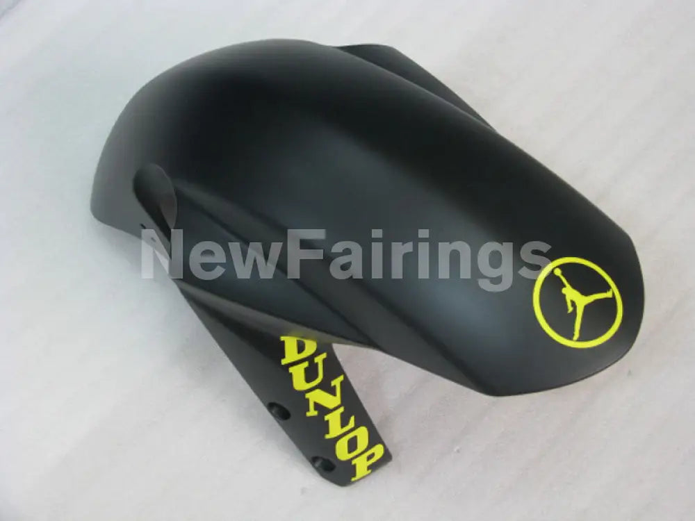 Yellow and Matte Black Jordan - GSX-R750 04-05 Fairing Kit